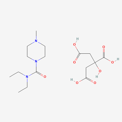 1642-54-2 DIETHYLCARBAMAZINE CITRATE chemical structure