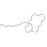 60742-60-1 2-DECYL-1,4,7,10,13,16-HEXAOXACYCLO-OCTADECANE chemical structure
