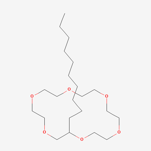 60742-60-1 2-DECYL-1,4,7,10,13,16-HEXAOXACYCLO-OCTADECANE chemical structure