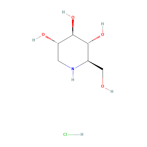 73285-50-4 Deoxynojirimycin hydrochloride chemical structure