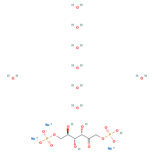 81028-91-3 D-Fructose-1,6-diphosphate trisodium salt octahydrate chemical structure
