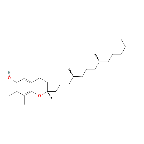 54-28-4 D-gamma-Tocopherol chemical structure