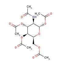 7772-79-4 BETA-D-GLUCOSAMINE PENTAACETATE chemical structure