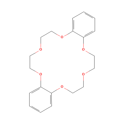14187-32-7 Dibenzo-18-crown-6 chemical structure