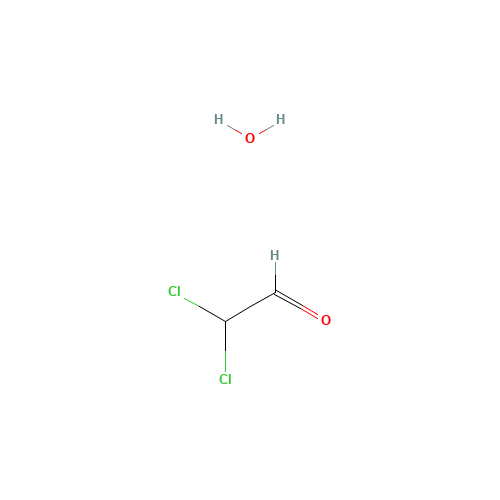 16086-14-9 DICHLOROACETALDEHYDE HYDRATE chemical structure