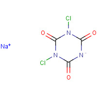 2893-78-9 Sodium dichloroisocyanurate chemical structure