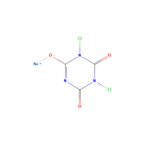 2893-78-9 Sodium dichloroisocyanurate chemical structure