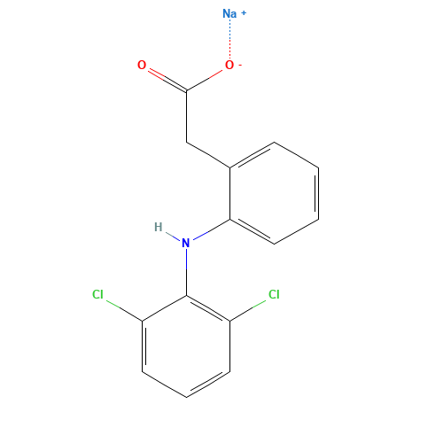 15307-79-6 Diclofenac sodium chemical structure