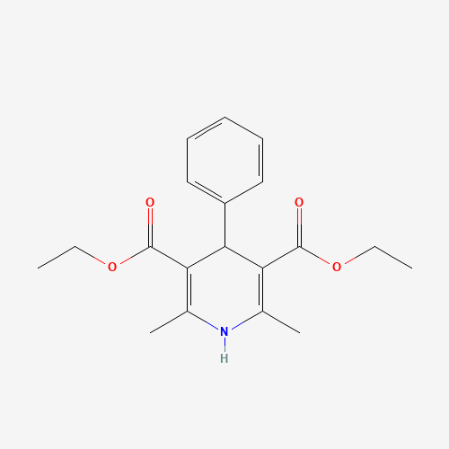 1165-06-6 Diethyl2,6-dimethyl-4-phenyl-1,4-dihydropyridine-3,5-dicarboxylate chemical structure