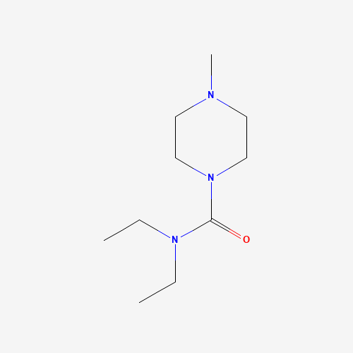 90-89-1 N,N-DIETHYL-4-METHYL-1-PIPERAZINECARBOXAMIDE chemical structure