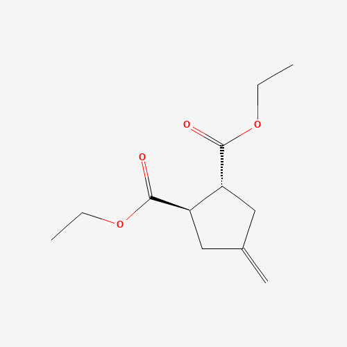 63649-25-2 DIETHYL TRANS-4-METHYLENE-1,2-CYCLOPENTANEDICARBOXYLATE chemical structure