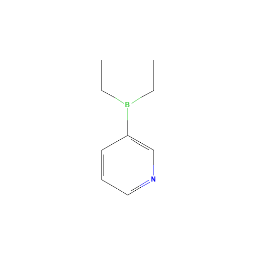 89878-14-8 DIETHYL(3-PYRIDYL)BORANE chemical structure