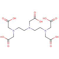 67-43-6 Diethylenetriaminepentaacetic acid chemical structure