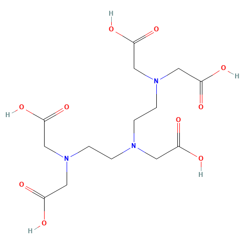 67-43-6 Diethylenetriaminepentaacetic acid chemical structure