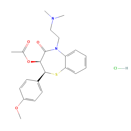 33286-22-5 Dilthiazem hydrochloride chemical structure