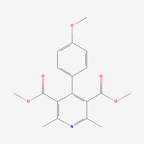 119789-09-2 DIMETHYL 4-(4-METHOXYPHENYL)-2,6-DIMETHYLPYRIDINE-3,5-DICARBOXYLATE chemical structure