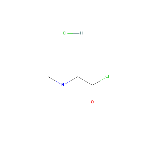 60853-81-8 DIMETHYLAMINOACETYL CHLORIDE HYDROCHLORIDE chemical structure