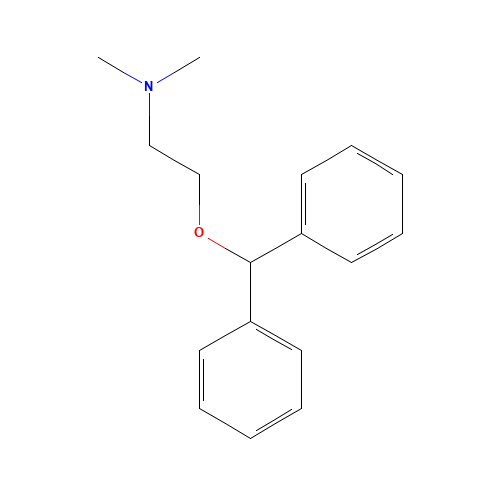 58-73-1 Diphenhydramine chemical structure