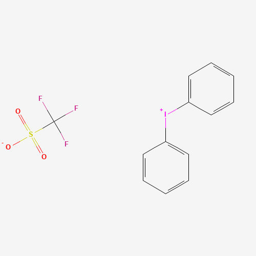 66003-76-7 DIPHENYLIODONIUM TRIFLUOROMETHANESULFONATE chemical structure