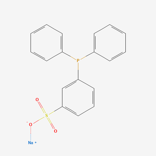 63995-75-5 DIPHENYLPHOSPHINOBENZENE-3-SULFONIC ACID SODIUM SALT chemical structure