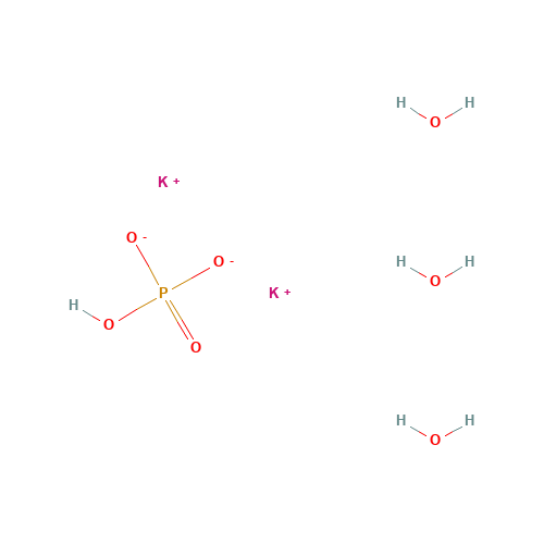 16788-57-1 Dipotassium hydrogen phosphate trihydrate chemical structure