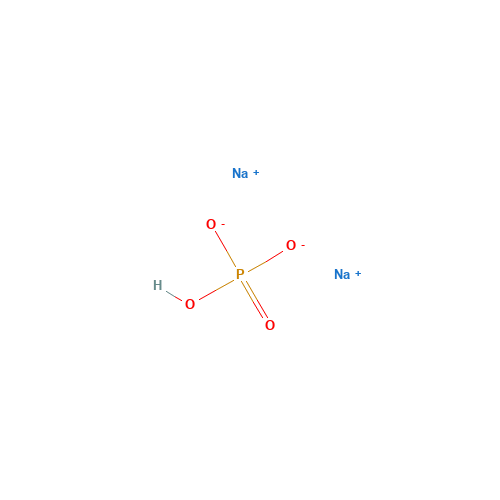 7558-79-4 Disodium hydrogenorthophosphate chemical structure