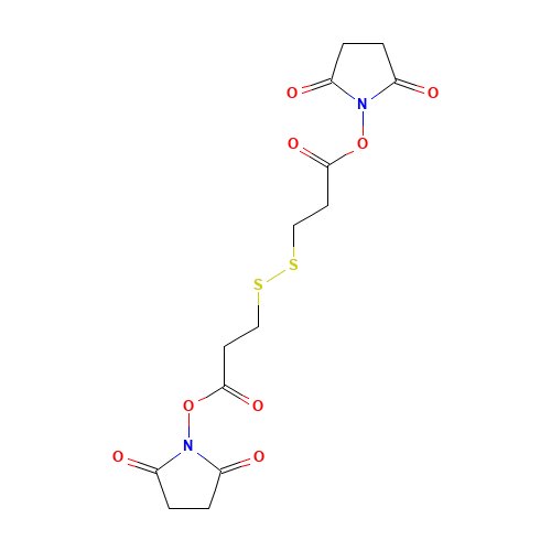 57757-57-0 3,3'-DITHIODIPROPIONIC ACID DI(N-SUCCINIMIDYL ESTER) chemical structure
