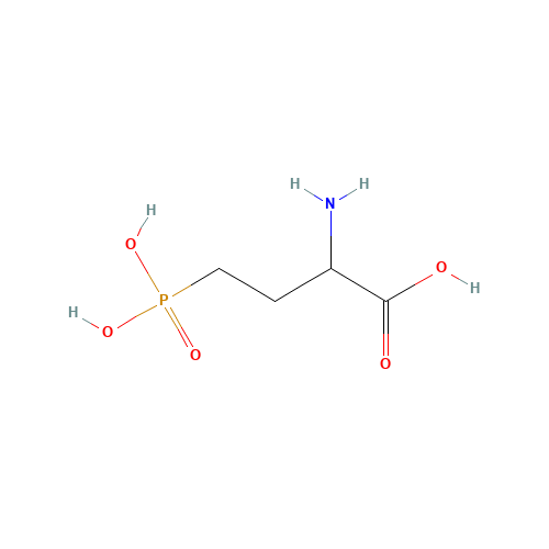20263-07-4 DL-2-AMINO-4-PHOSPHONOBUTYRIC ACID chemical structure