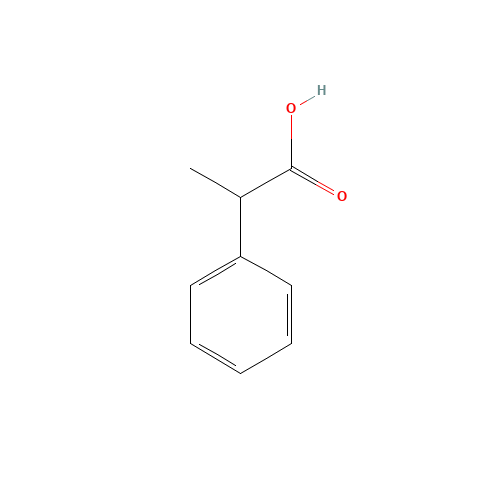 492-37-5 DL-2-Phenylpropionic acid chemical structure