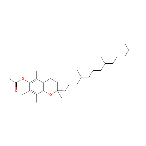 7695-91-2 Tocopheryl acetate chemical structure