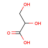 600-19-1 DL-GLYCERIC ACID chemical structure