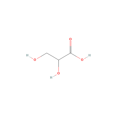 600-19-1 DL-GLYCERIC ACID chemical structure
