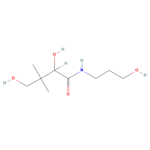 16485-10-2 Panthenol chemical structure