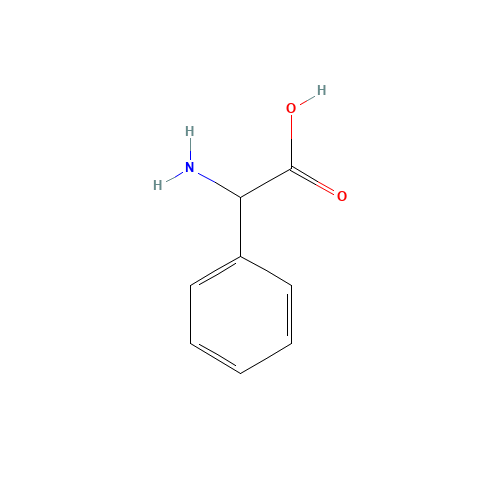 2835-06-5 2-Amino-2-phenylacetic acid chemical structure