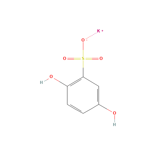 21799-87-1 Potassium 2,5-dihydroxybenzenesulfonate chemical structure