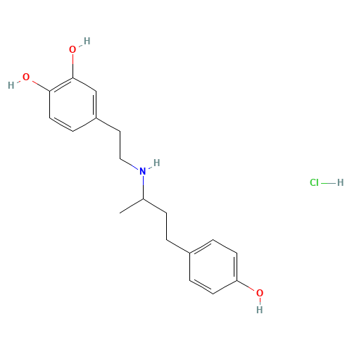 49745-95-1 DOBUTAMINE HYDROCHLORIDE chemical structure