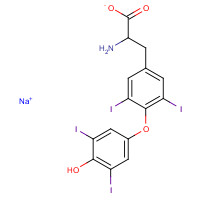 137-53-1 D-THYROXINE SODIUM SALT chemical structure