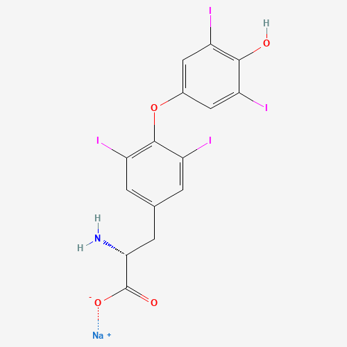 137-53-1 D-THYROXINE SODIUM SALT chemical structure