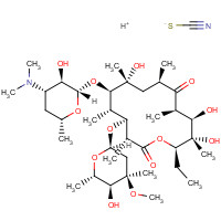 7704-67-8 Erythromycin thiocyanate chemical structure