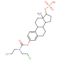 52205-73-9 (17-beta)-Estra-1,3,5(10)-triene-3,17-diol 3-(bis(2-chloroethyl)carbamate) 17-(dihydrogenphosphate) disodium salt chemical structure
