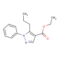 116344-12-8 ETHYL 1-PHENYL-5-PROPYL-1H-PYRAZOLE-4-CARBOXYLATE chemical structure