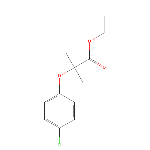637-07-0 Clofibrate chemical structure