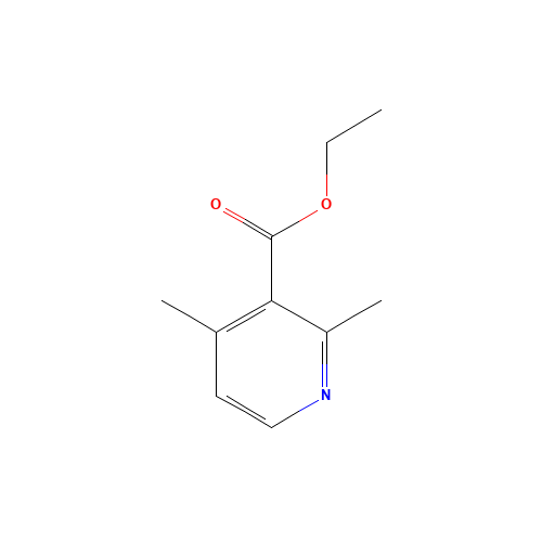 37669-78-6 ETHYL 2,4-DIMETHYLPYRIDINE-3-CARBOXYLATE chemical structure