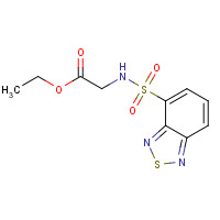 175203-25-5 ETHYL 2-[(2,1,3-BENZOTHIADIAZOL-4-YLSULFONYL)AMINO]ACETATE chemical structure