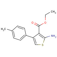 15854-08-7 ETHYL 2-AMINO-4-(4-METHYLPHENYL)-3-THIOPHENECARBOXYLATE chemical structure