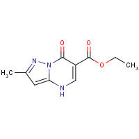99056-35-6 ETHYL 2-METHYL-7-OXO-4,7-DIHYDROPYRAZOLO[1,5-A]PYRIMIDINE-6-CARBOXYLATE chemical structure