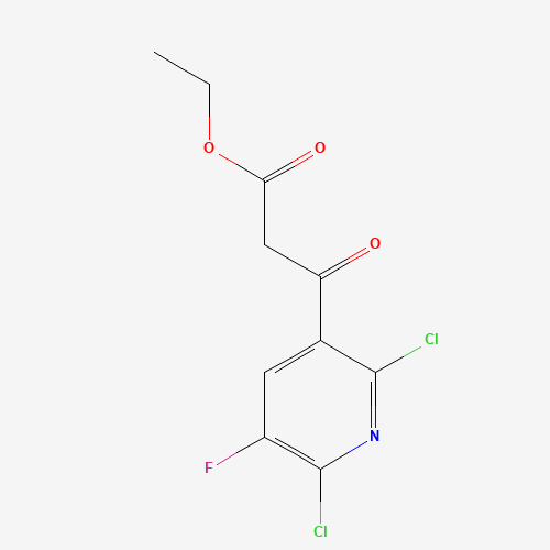 96568-04-6 Ethyl 2,6-dichloro-5-fluoro-pyridine-3-acetoacetate chemical structure