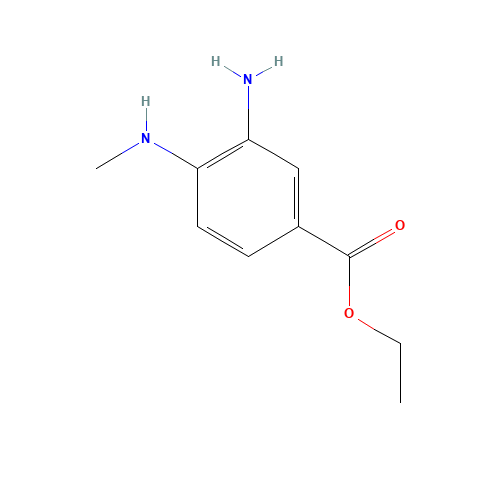 66315-23-9 ETHYL 3-AMINO-4-(METHYLAMINO)BENZOATE chemical structure