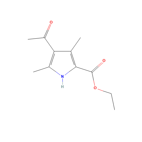 2386-26-7 3-ACETYL-2,4-DIMETHYL-5-CARBETHOXYPYRROLE chemical structure