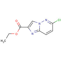 64067-99-8 ETHYL 6-CHLOROIMIDAZO[1,2-B]PYRIDAZINE-2-CARBOXYLATE chemical structure